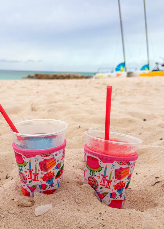 Celebration Iced Coffee Koozie