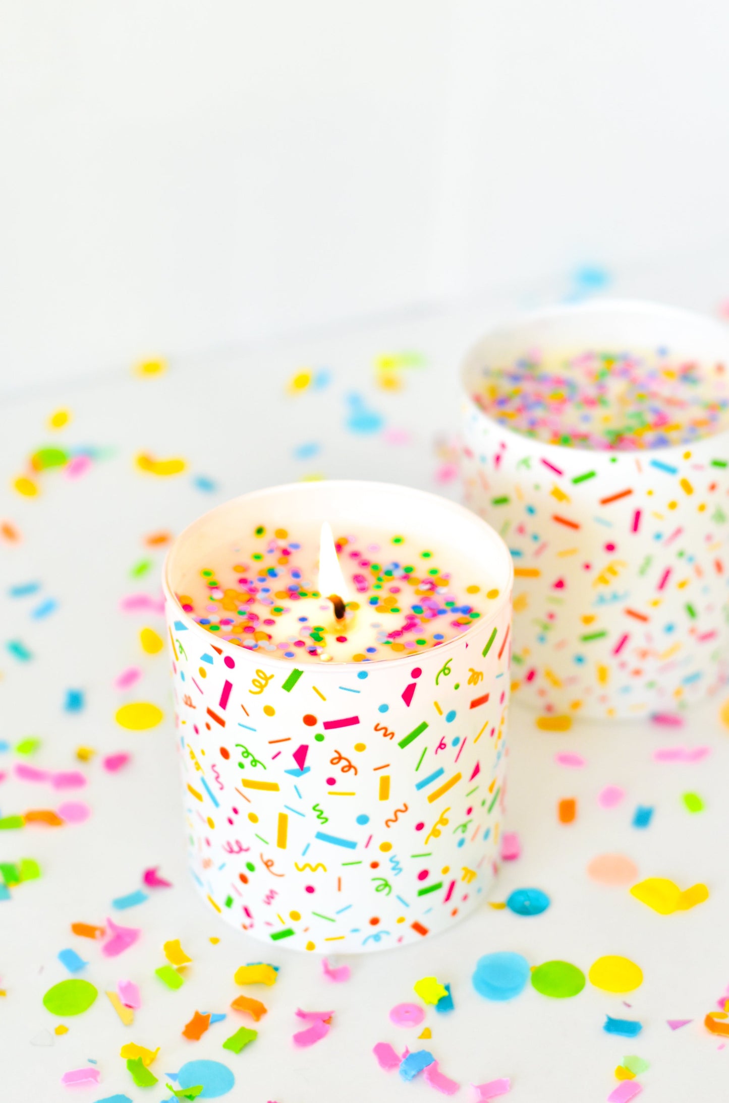 Confetti Candle