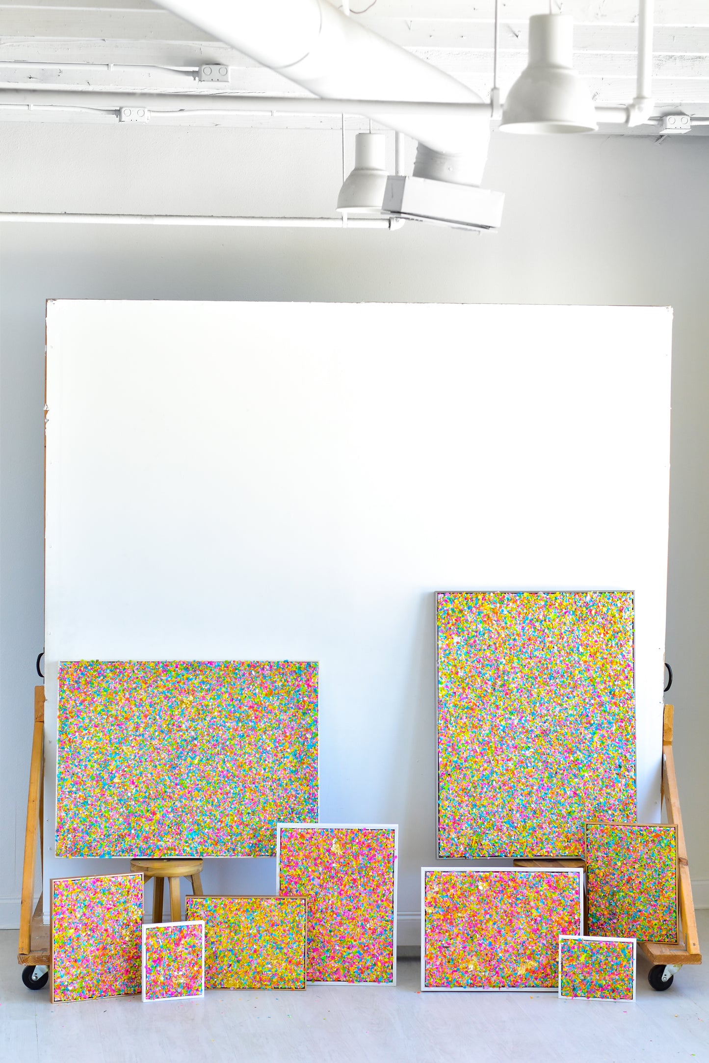 Small Confetti Blend Canvas .02 - 9x11