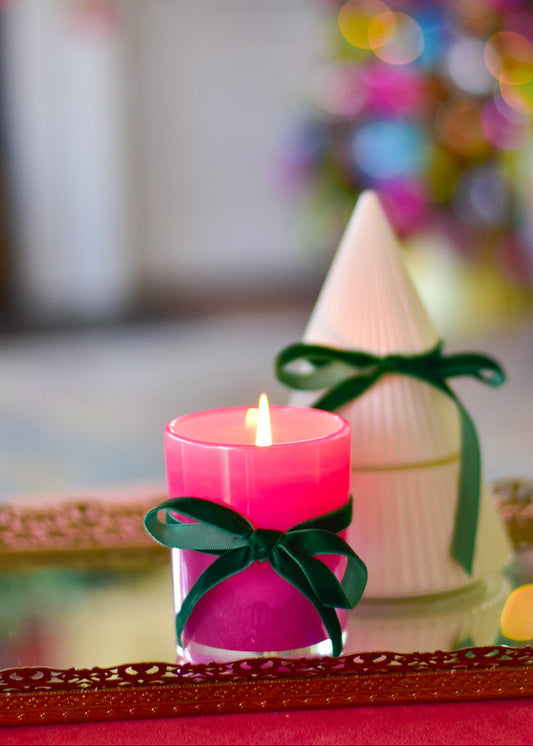 Holiday Confetti Candles (Wood Wick)