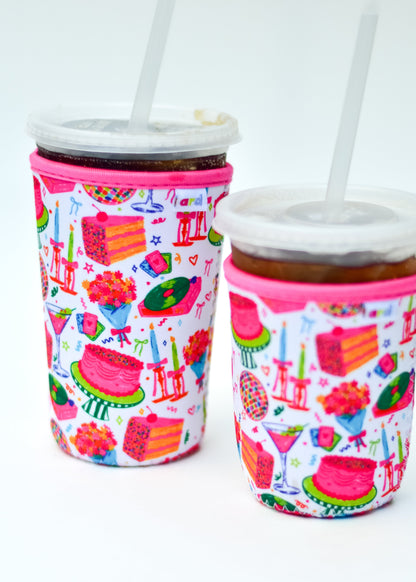 Celebration Iced Coffee Koozie