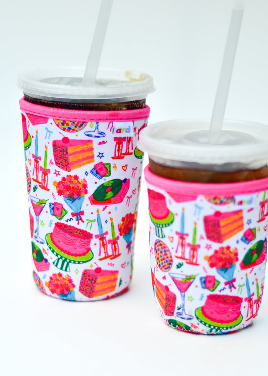 Celebration Iced Coffee Koozie