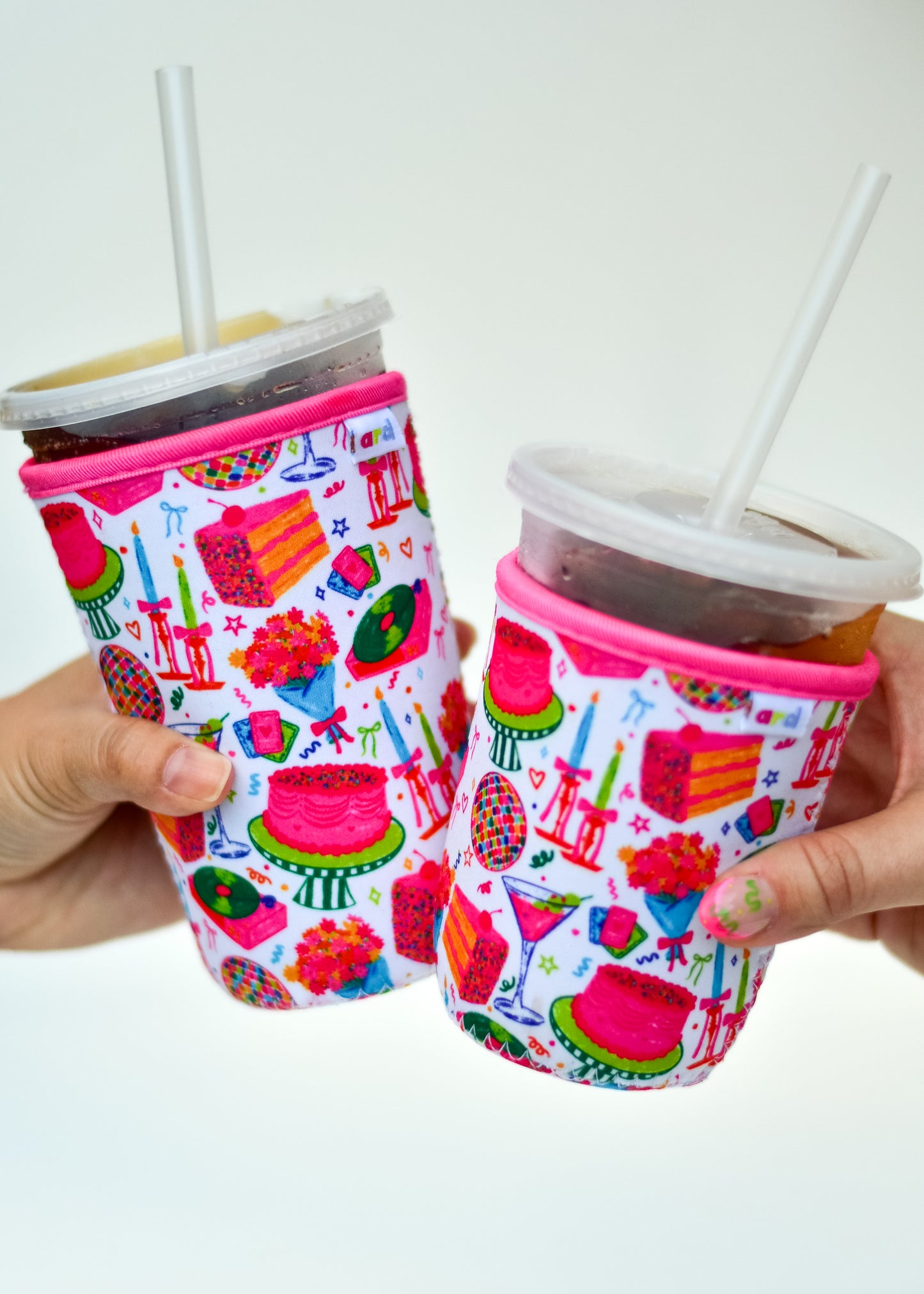Celebration Iced Coffee Koozie