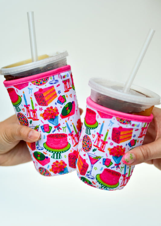 Celebration Iced Coffee Koozie