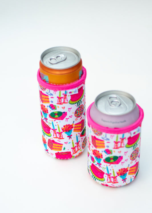 Celebration Can Koozies (Slim and Regular)