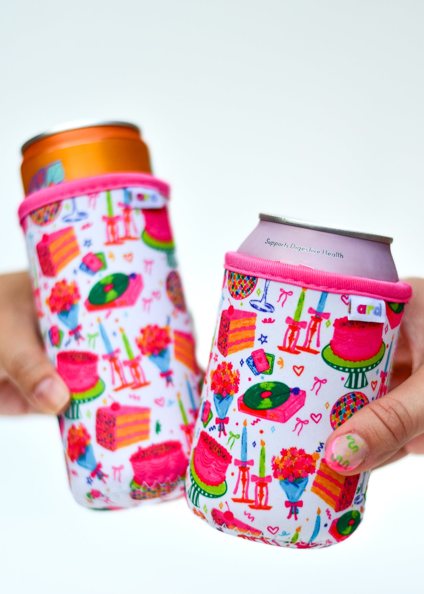 Celebration Can Koozies (Slim and Regular)