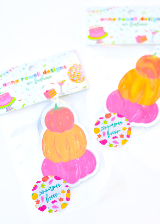 Fall Doodle Air Freshener (Cinnamon Broom Scent)