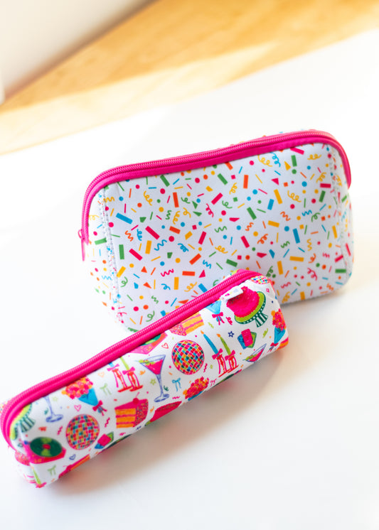 Confetti Pouch SET!! (comes with exclusive disco ball pen!!)