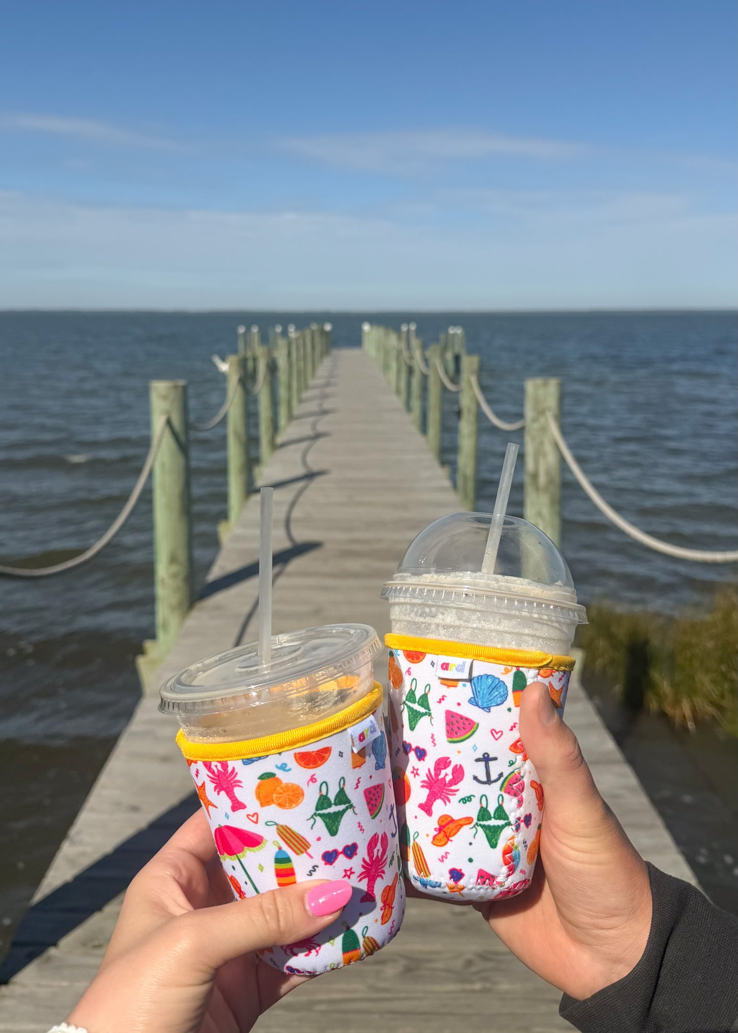 Summer Iced Coffee Koozie