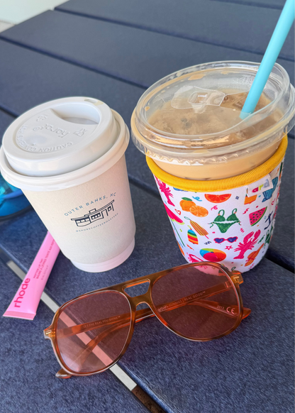 Summer Iced Coffee Koozie