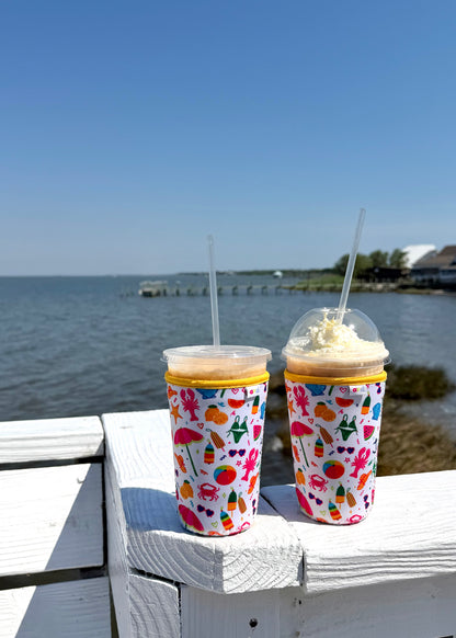 Summer Iced Coffee Koozie