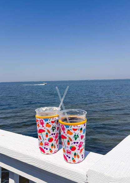 Summer Iced Coffee Koozie