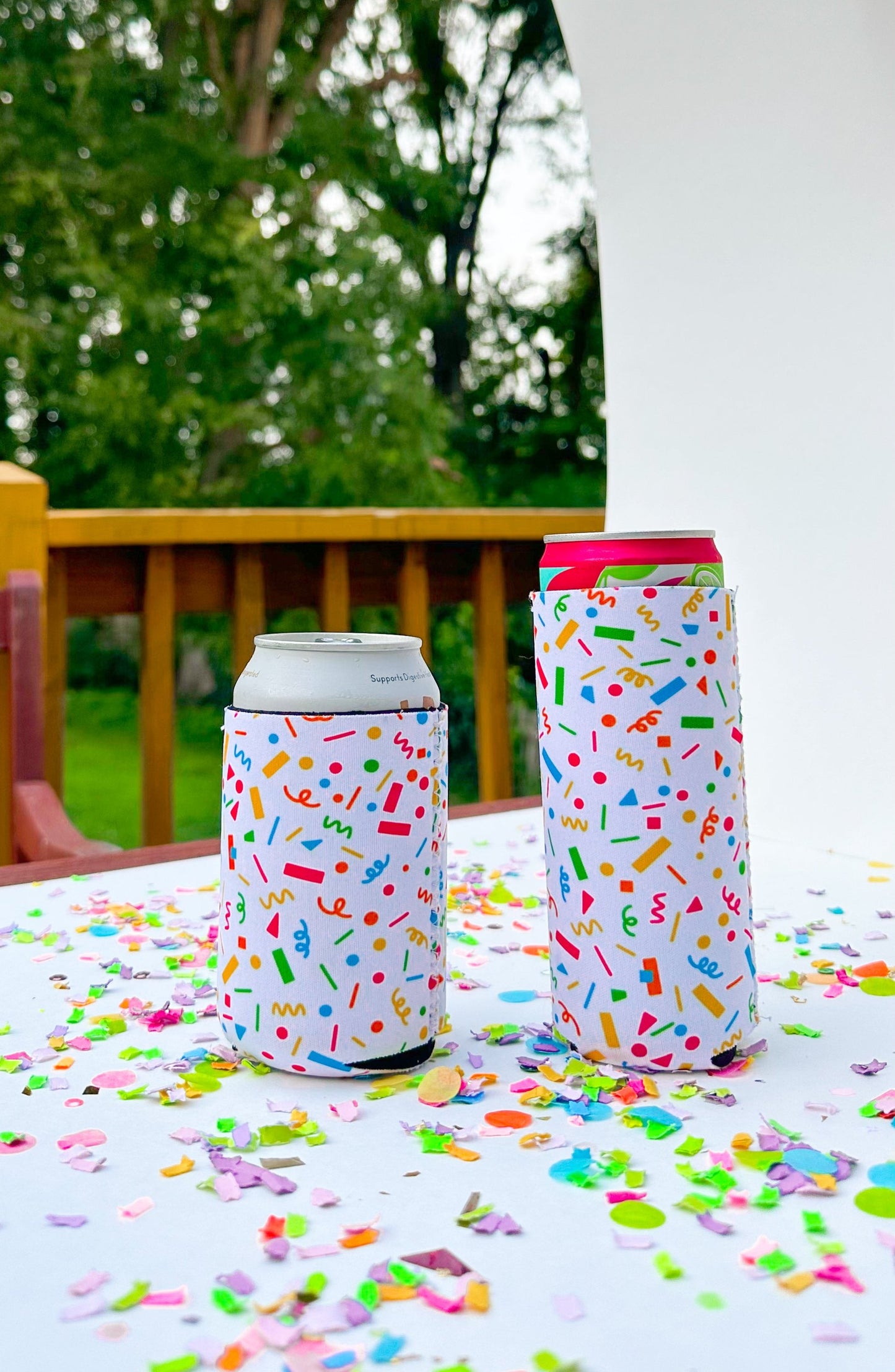 ARD Confetti Can Koozie