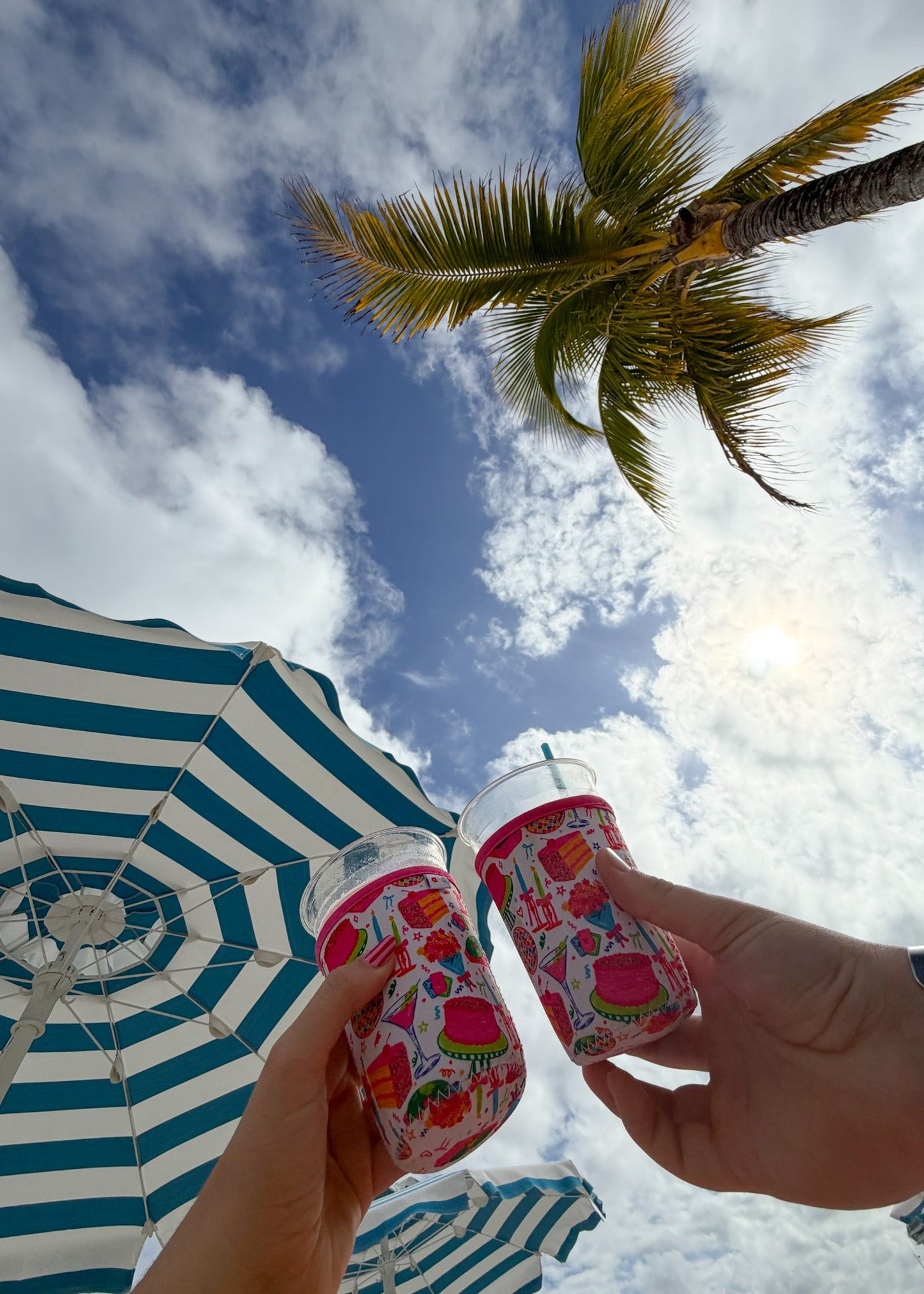 Celebration Iced Coffee Koozie