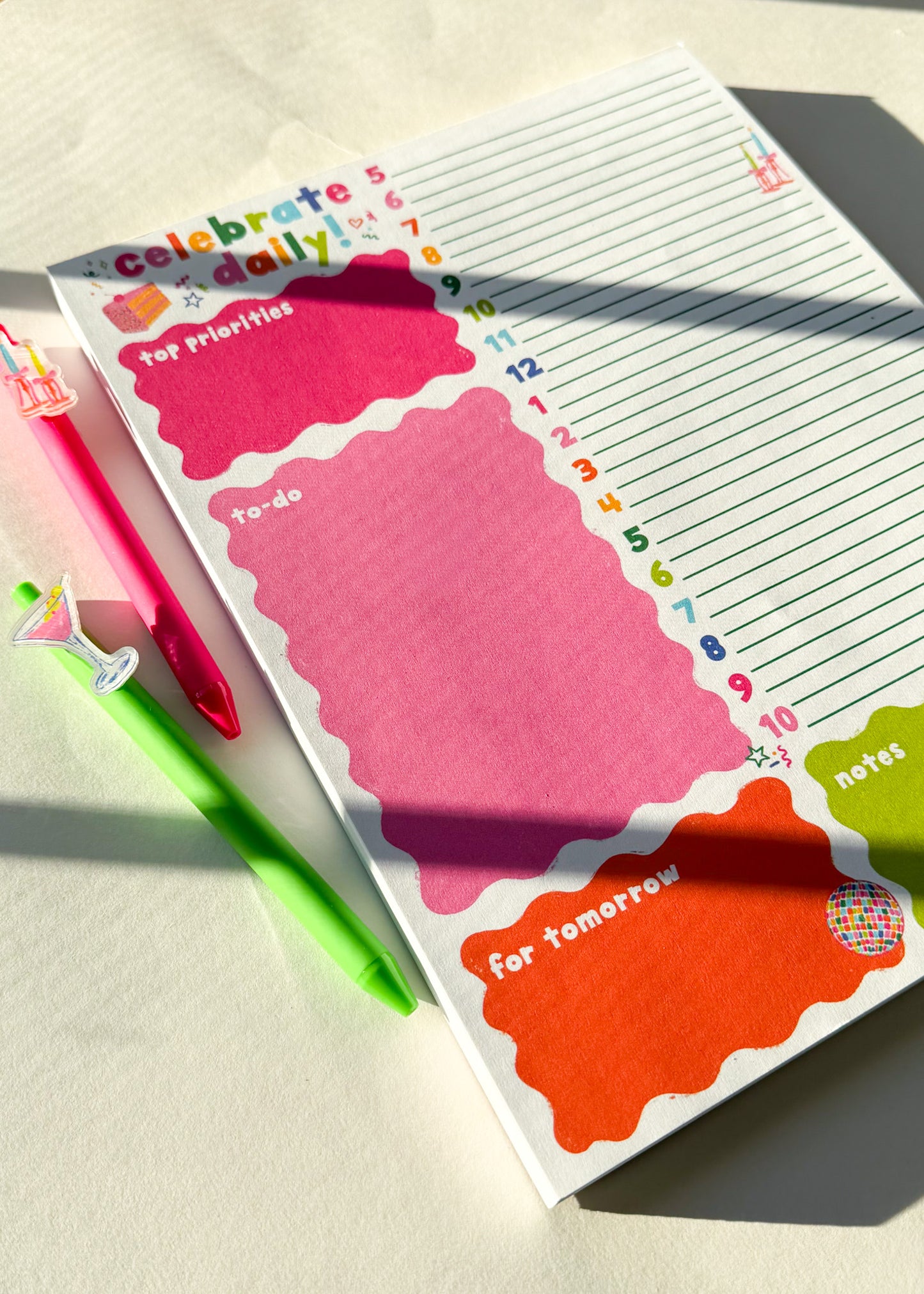 "Celebrate Daily" - Daily/Hourly Planner