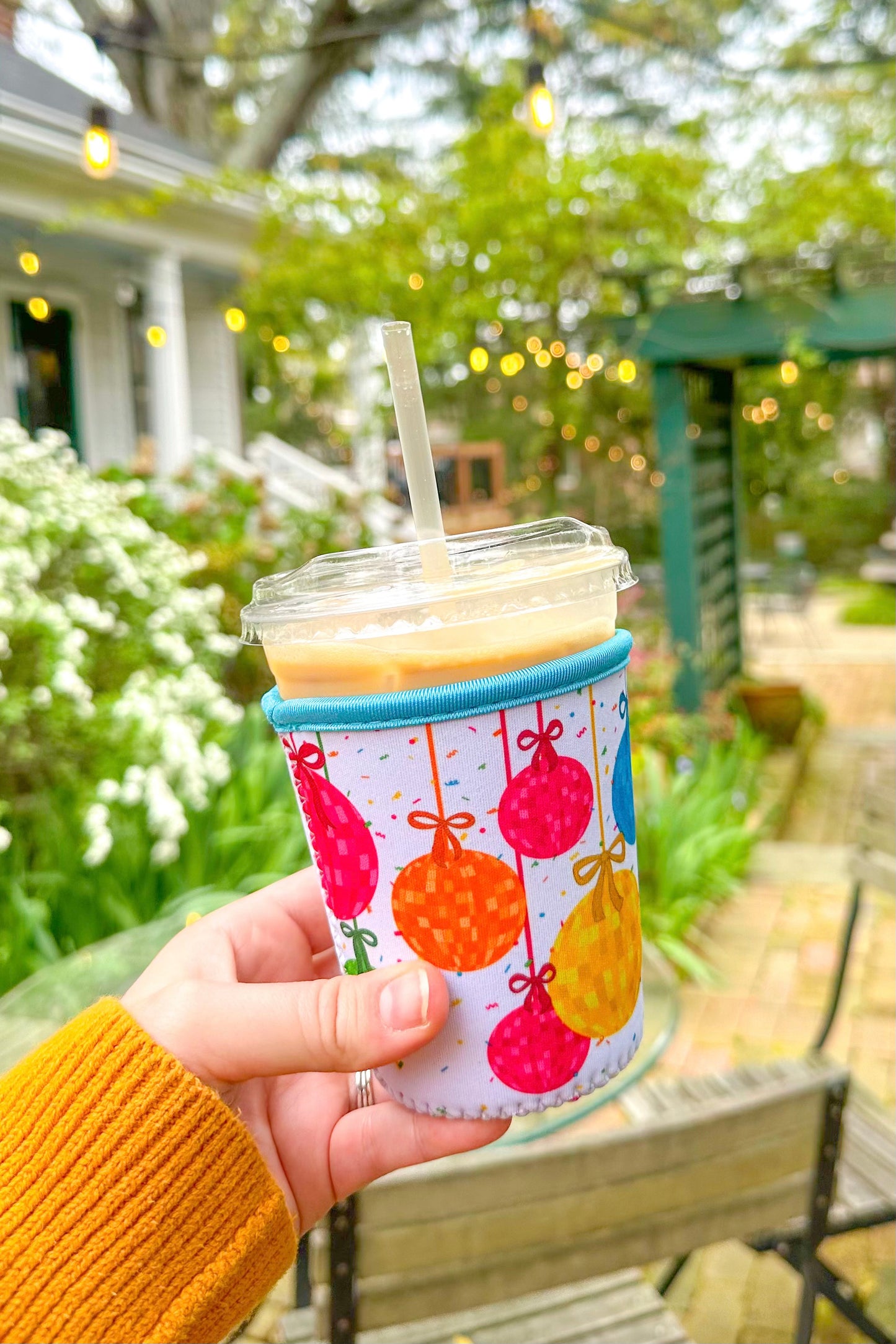 "Disco Celebration" Iced Coffee Koozie