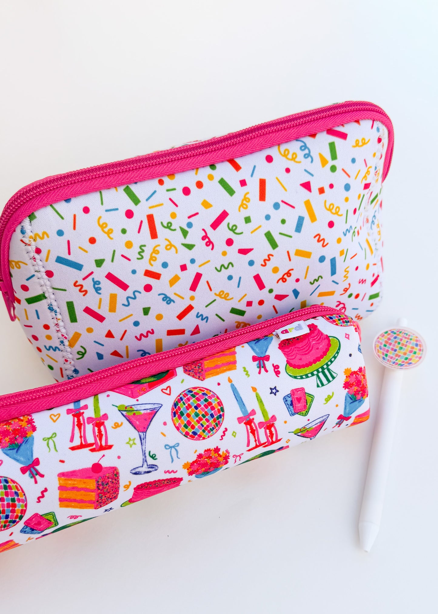 Confetti Pouch SET!! (comes with exclusive disco ball pen!!)