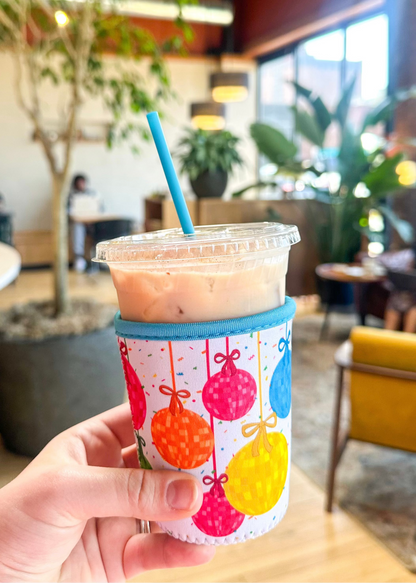 "Disco Celebration" Iced Coffee Koozie
