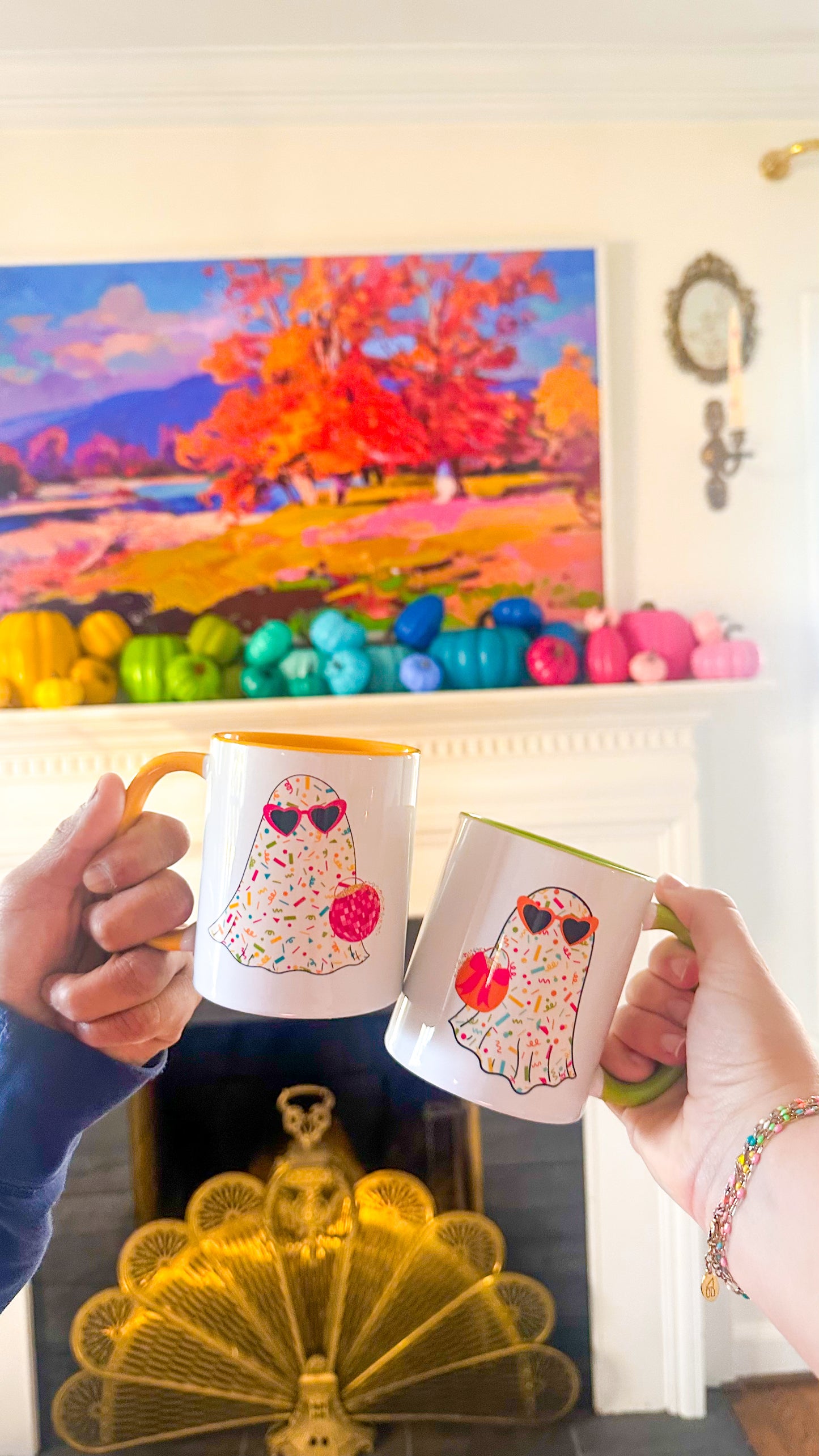 Confetti Ghost Mugs