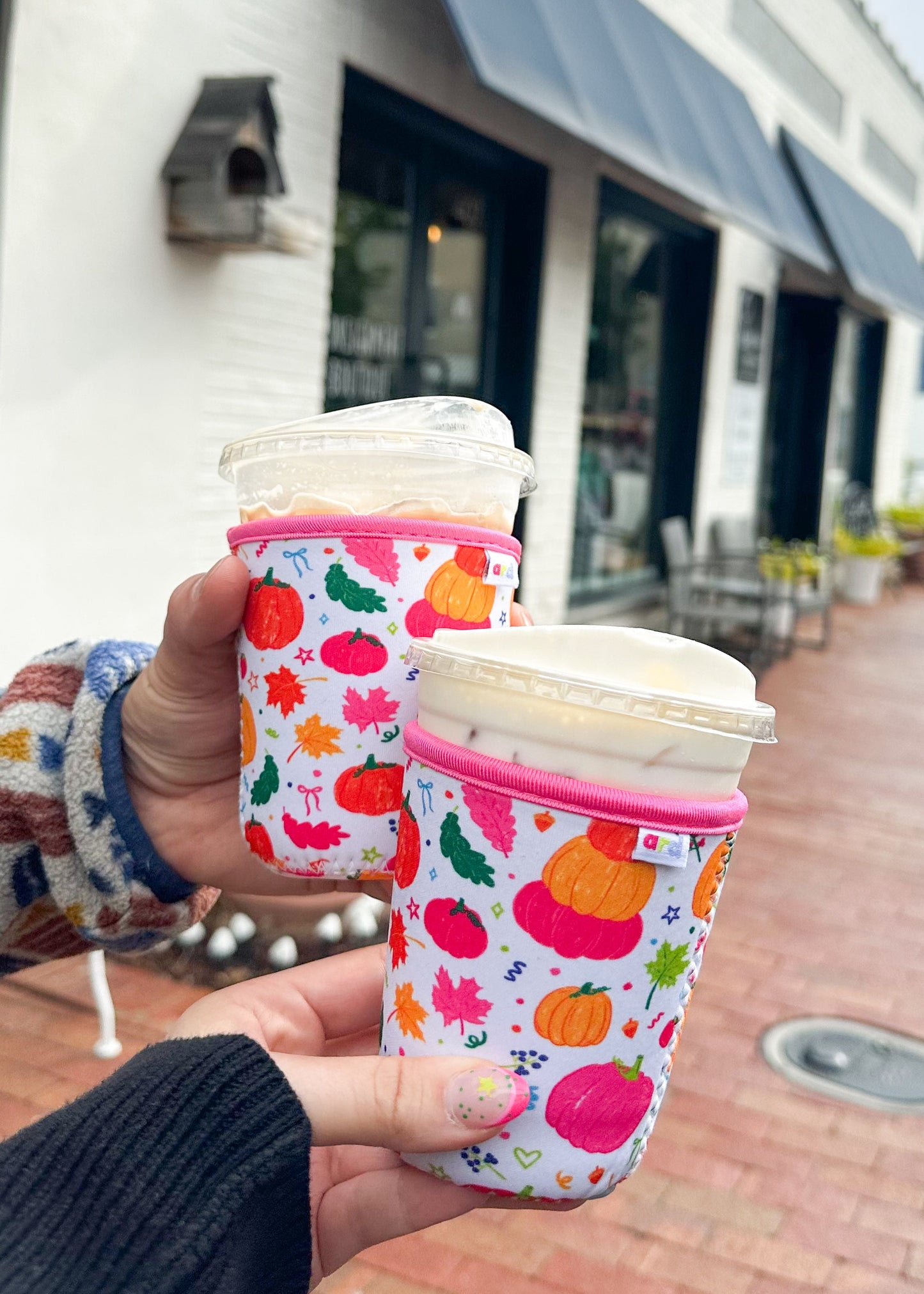 Fall Confetti Iced Coffee Koozies