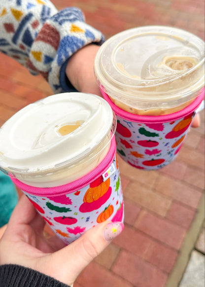 Fall Confetti Iced Coffee Koozies