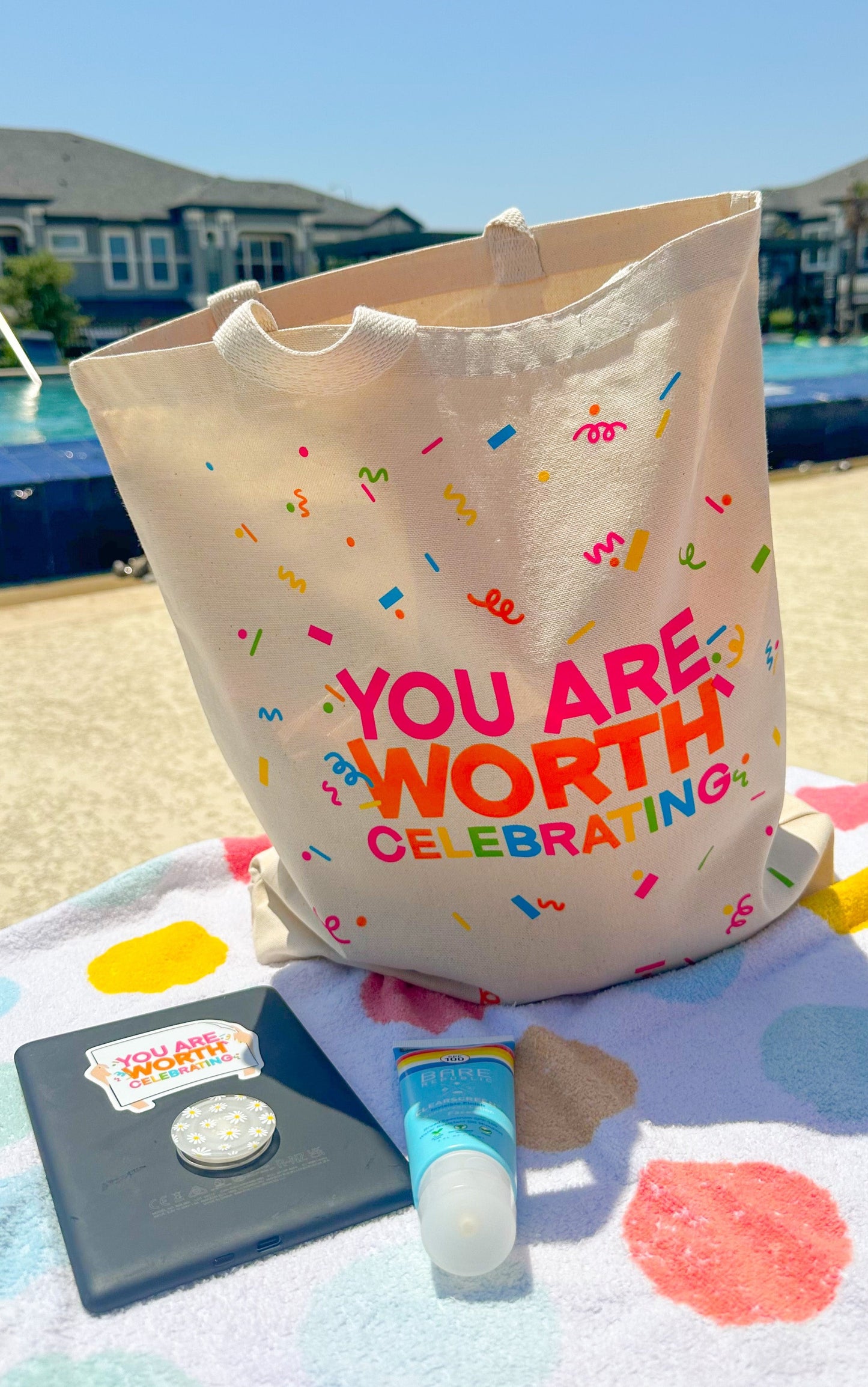 You Are Worth Celebrating Tote