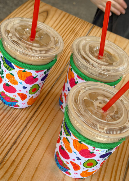 Farmers Market Iced Coffee Koozie