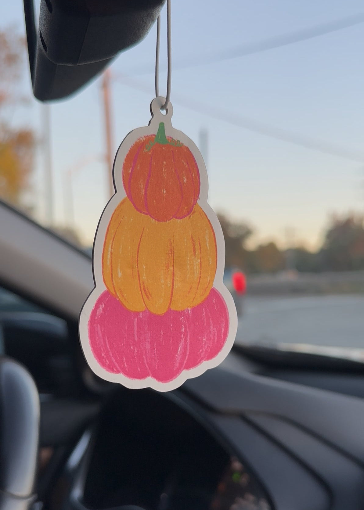 Fall Doodle Air Freshener (Cinnamon Broom Scent)
