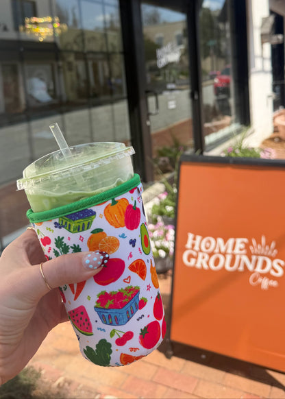 Farmers Market Iced Coffee Koozie