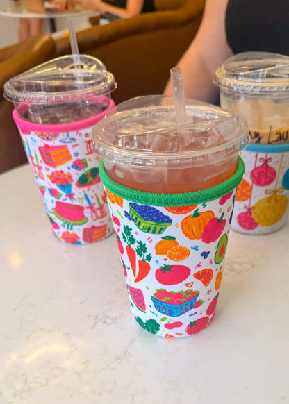 Farmers Market Iced Coffee Koozie