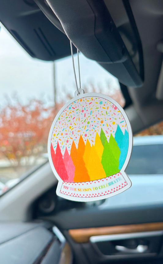 Confetti Snowglobe Air Freshener