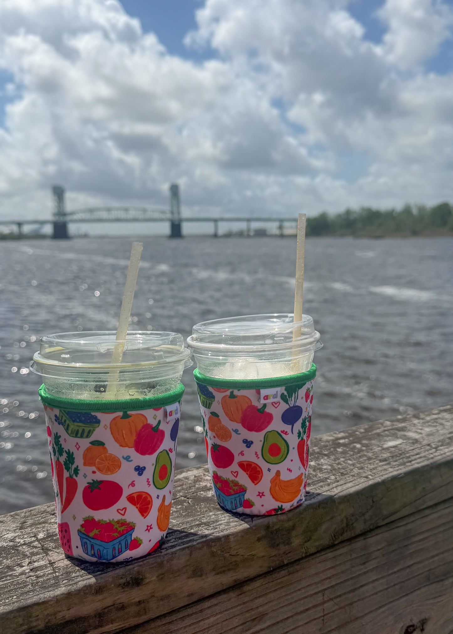 Farmers Market Iced Coffee Koozie