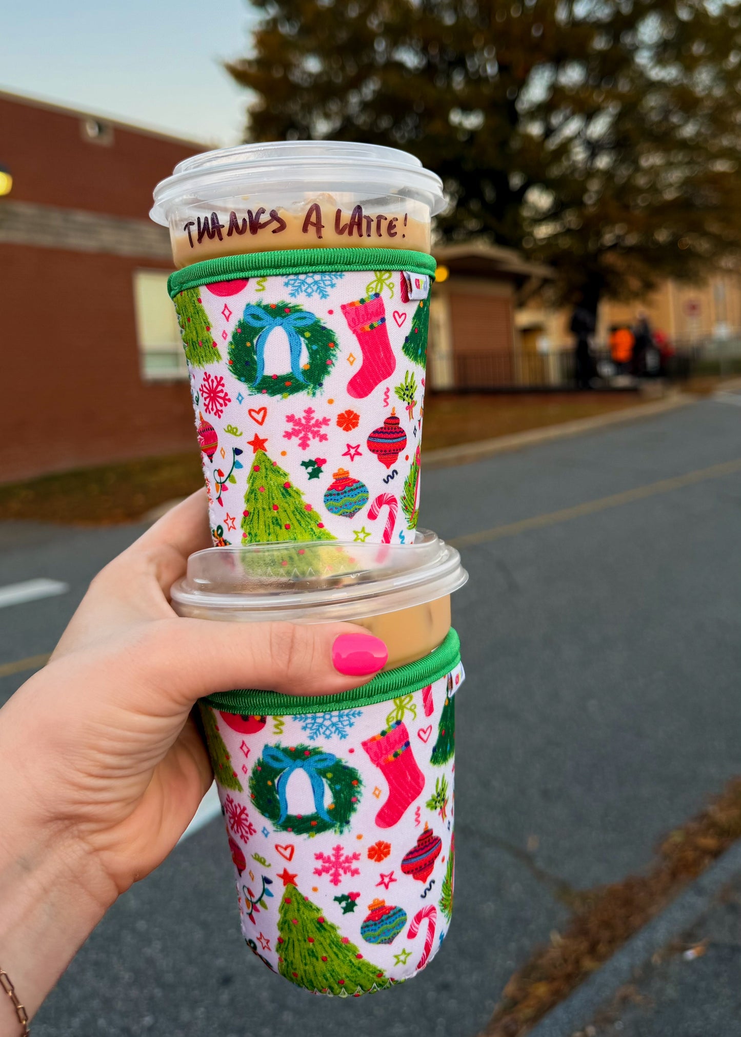 Holiday Confetti Coffee Koozies