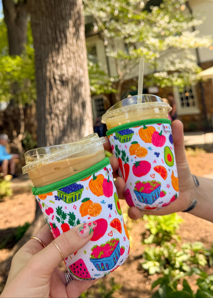 Farmers Market Iced Coffee Koozie