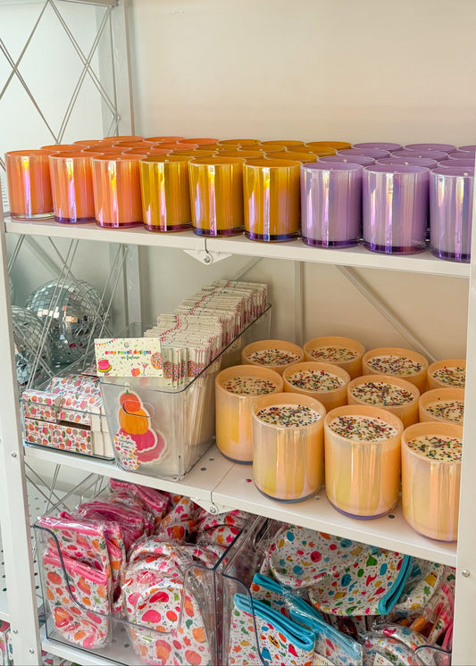 Enchanted Library  2-Wick Confetti Candles