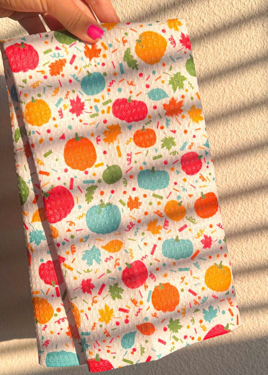 Fall Confetti Hand Towel