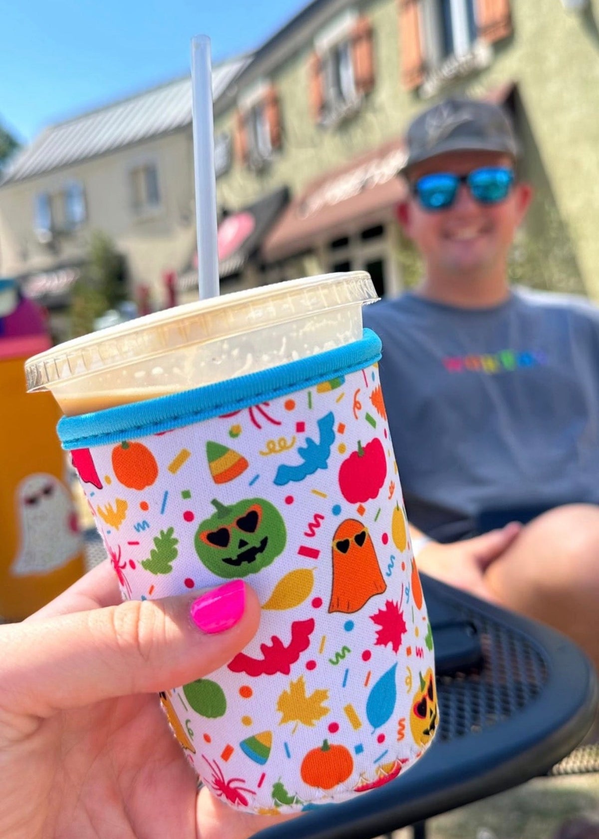 Spooky Confetti Iced Coffee Sleeves