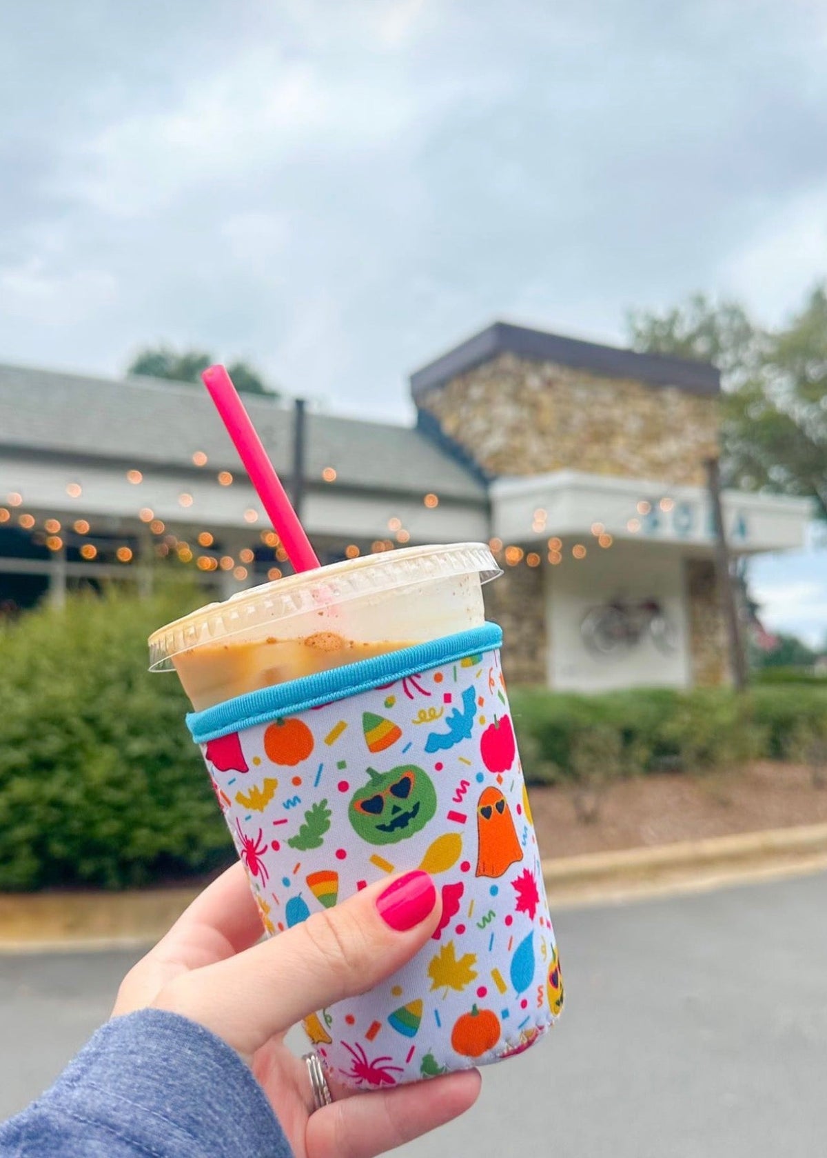 Spooky Confetti Iced Coffee Sleeves
