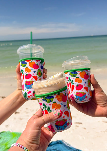 Farmers Market Iced Coffee Koozie