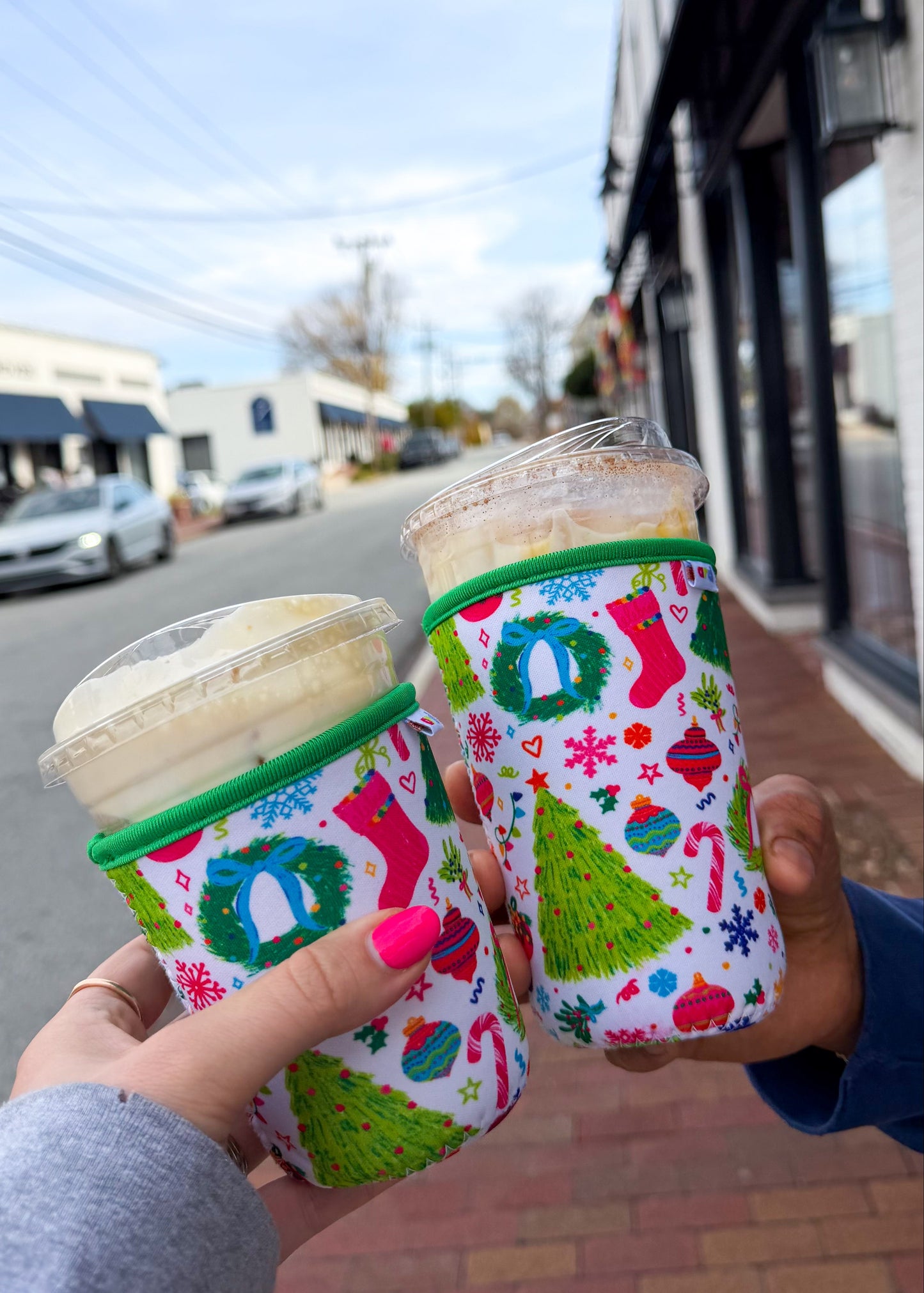 Holiday Confetti Coffee Koozies