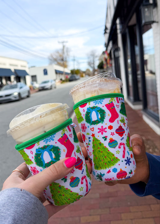 Holiday Confetti Coffee Koozies