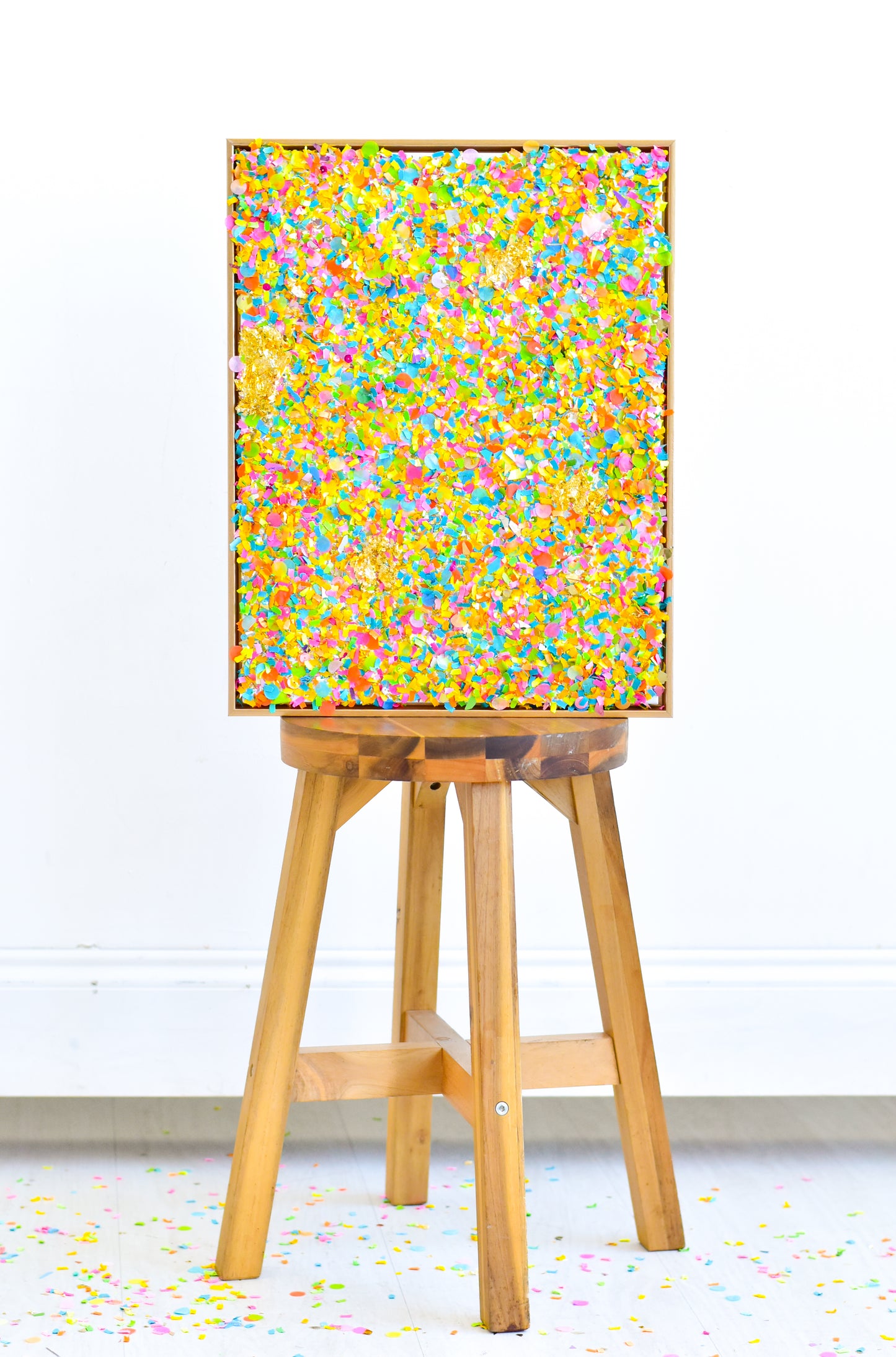 Medium Confetti Blend Canvas .03 - 14x18