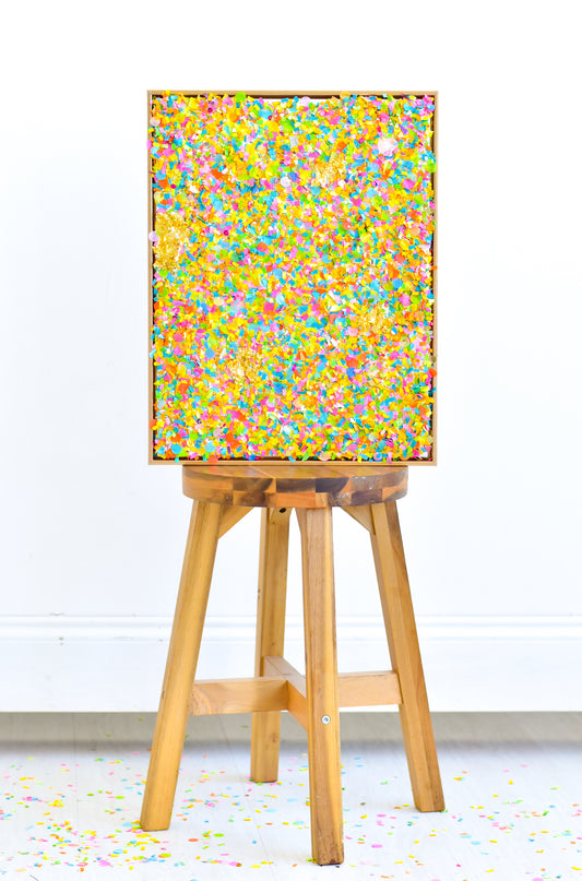 Medium Confetti Blend Canvas .03 - 14x18