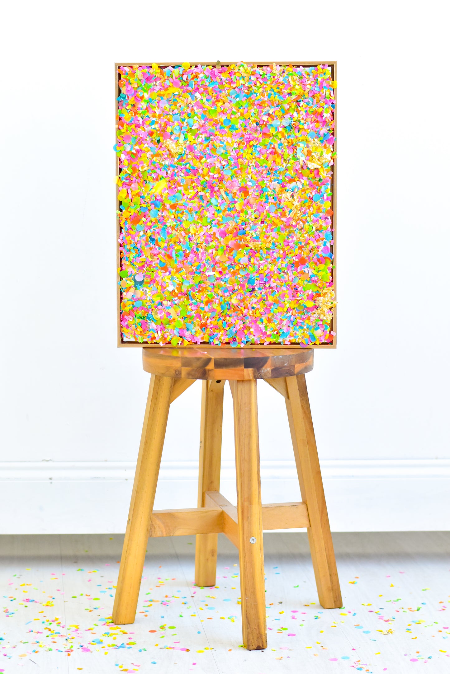 Medium Confetti Blend Canvas .02 - 14x18