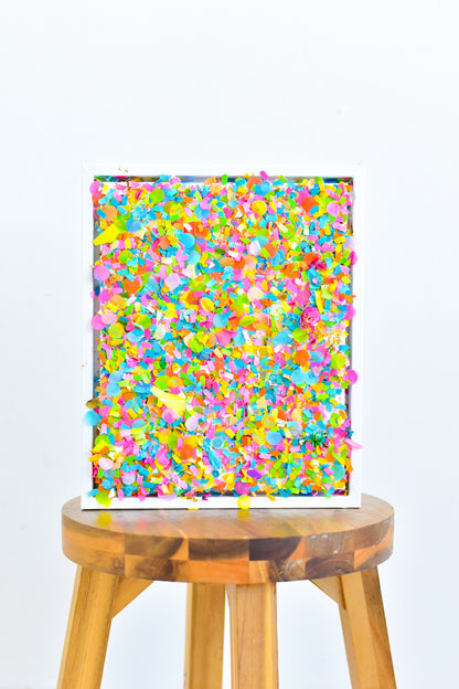 Small Confetti Blend Canvas .02 - 9x11