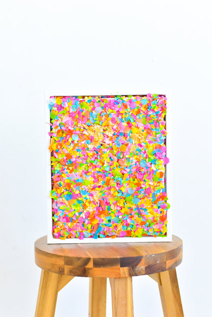 Small Confetti Blend Canvas .01 - 9x11