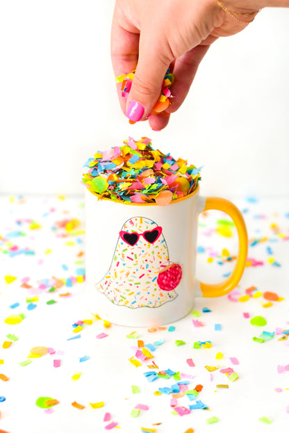 Confetti Ghost Mugs