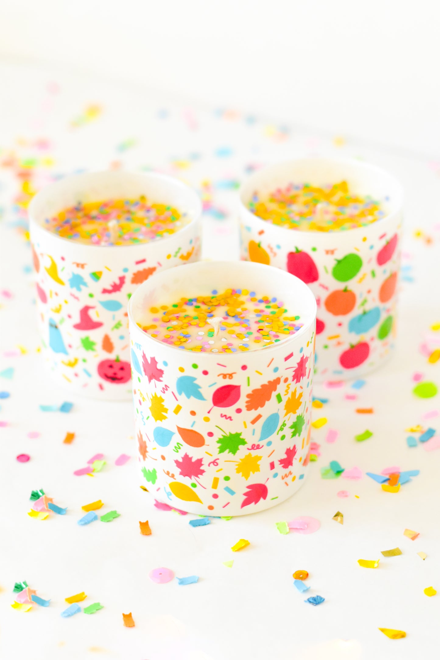 Spiced Cranberry Cider Confetti Candle