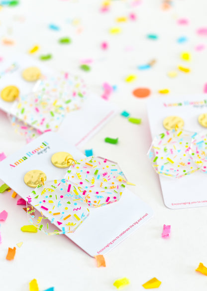 "Falling Confetti" Earrings