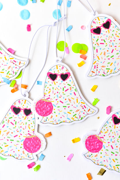 Confetti Ghost Air Freshener